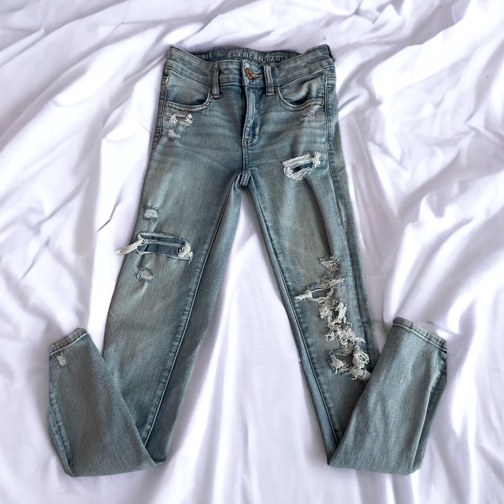 American eagle stretchy skinny jeans